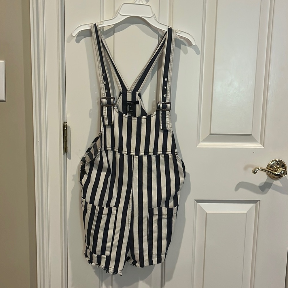 White Navy Overalls!